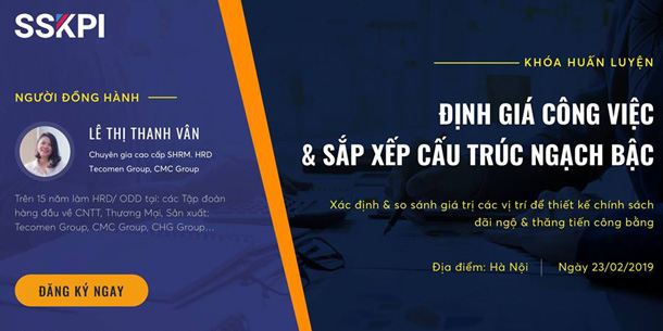 Định giá công việc & sắp xếp cấu trúc ngạch bậc