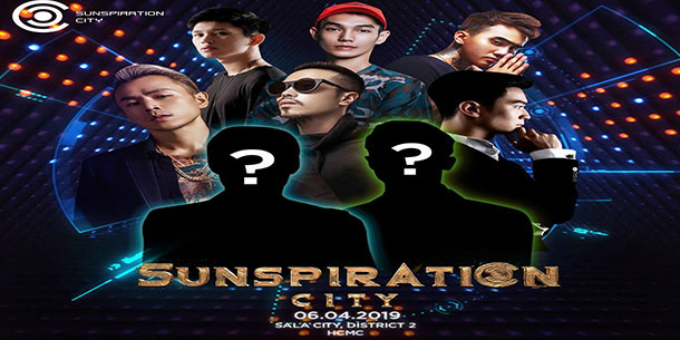 ĐẠT G, SLIM V, TRIPPLE D, B-RAY, MASEW… DÀN SIÊU SAO ĐỔ BỘ SUNSPIRATION CITY FESTIVAL
