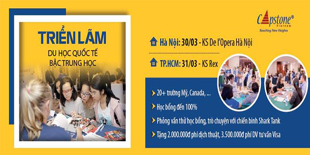 Triển lãm du học quốc tế bậc Trung Học mùa xuân 2019