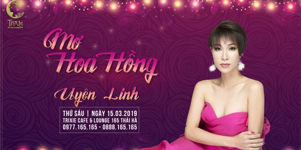 Minishow UYÊN LINH - MƠ HOA HỒNG ngày 15.03.2019