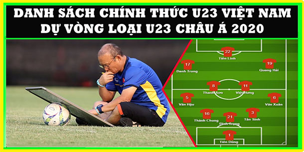 Thầy Park bất ngờ loại sớm 'Vua dội bom' Vleague và 5 tuyển thủ U23,  chốt danh sách cầu thủ tham dự U23 Châu Á 2020