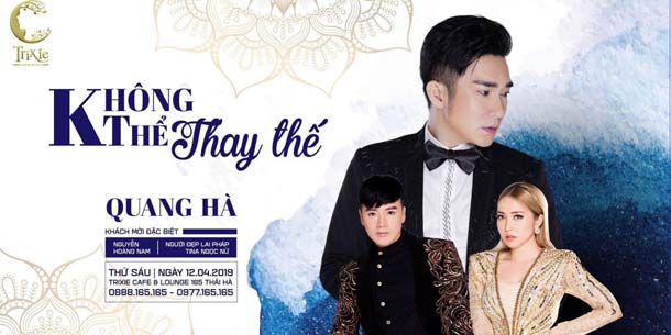 Minishow Quang Hà ngày 12.04.2019 tại Hà Nội