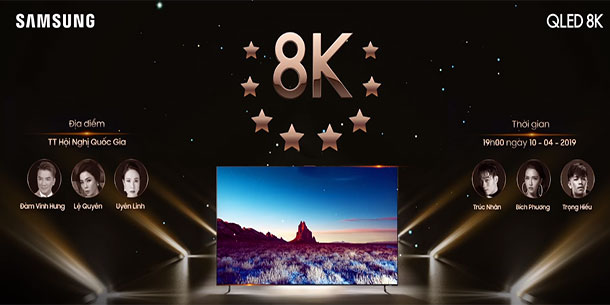 Đêm Hội Ra Mắt TV QLED 8K Đầu Tiên Trên Thế Giới cùng dàn nghệ sỹ đẳng cấp
