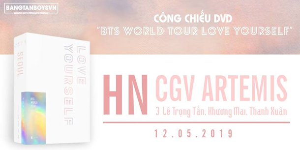 Công chiếu DVD "BTS World Tour Love Yourself"