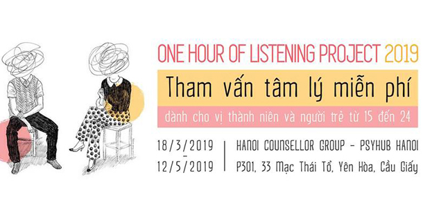Một Giờ Lắng Nghe - Tham vấn Tâm lý miễn phí 2019