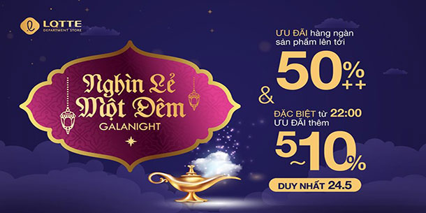 Gala Night Nghìn Lẻ Một Đêm - Lễ hội mua sắm Ba Tư kỳ ảo