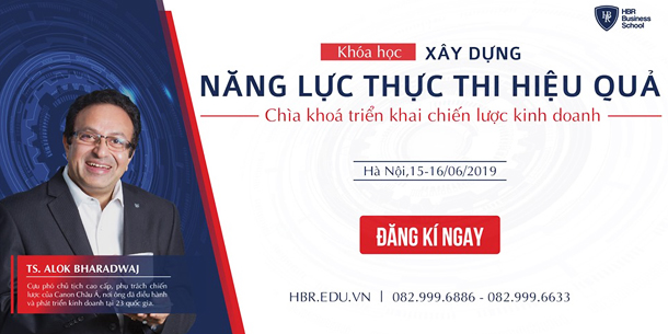 Khóa học Xây dựng năng lực thực thi - Chìa khoá triển khai chiến lược kinh doanh