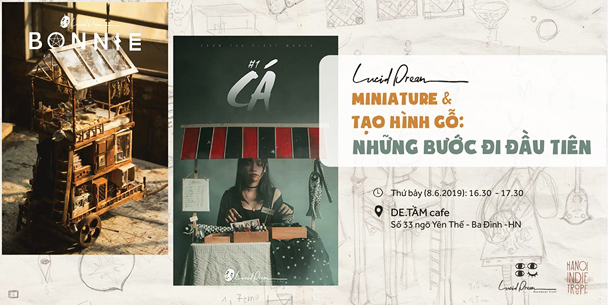 Talkshow Miniature & Tạo hình gỗ: Những bước đi đầu tiên