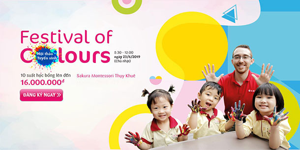 Sự kiện: Festival of colours Lễ hội màu sắc