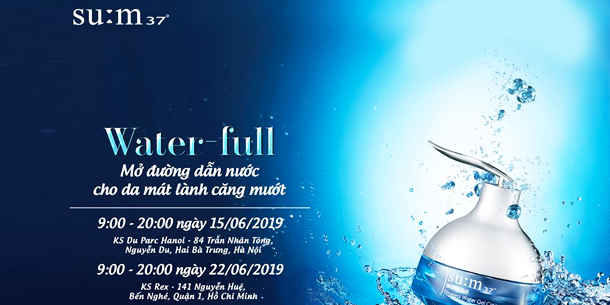 Sự kiện su:m37° - Water-full Day 2019