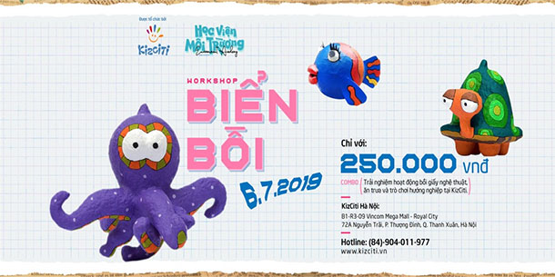 Workshop "Nghệ thuật Bồi giấy từ Rác Nhựa" 