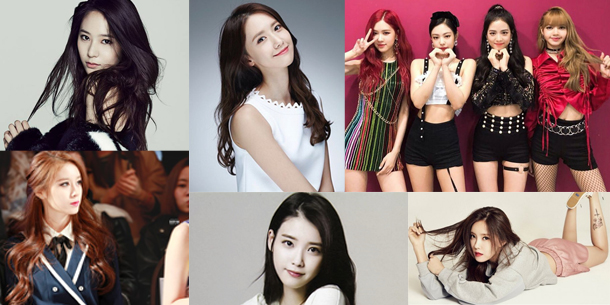 Top 10 nữ nghệ sĩ Kpop nổi tiếng nhất tại Trung Quốc trong tháng 6 năm 2019