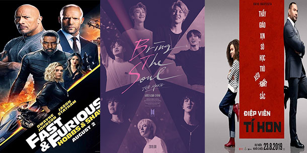 Phim chiếu rạp tháng 08: Siêu phẩm Fast & Furious: Hobbs & Shaw chào sân, Army không thể bỏ lỡ Bring The Soul: The Movie