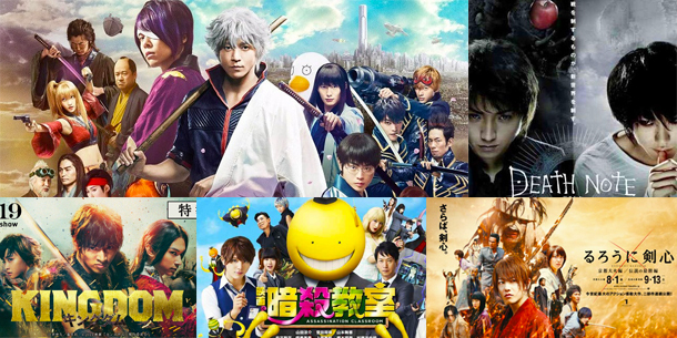 Top 10 bộ phim live-action chuyển thể từ các bộ manga đình đám của JUMP