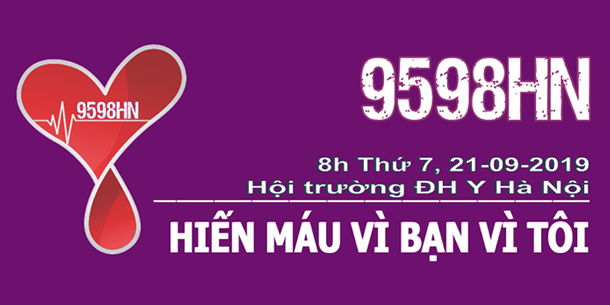 Sự kiện "Hiến máu Vì bạn vì tôi" ngày 21.09.2019 tại Đại học Y Hà Nội