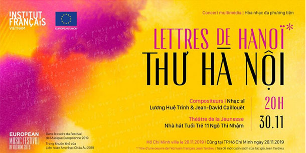  Hòa Nhạc Đa Phương Tiện: Thư Hà Nội 2019 (Miễn Phí Tham Dự)