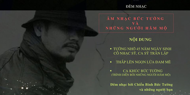 Đêm nhạc "Kỷ niệm 45 năm ngày sinh cố nghệ sĩ Trần Lập" tại Hà Nội