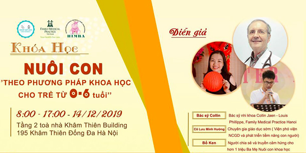 Khóa học "Nuôi Con Theo Phương Pháp Khoa Học" cho bé từ 0 đến 6 tuổi