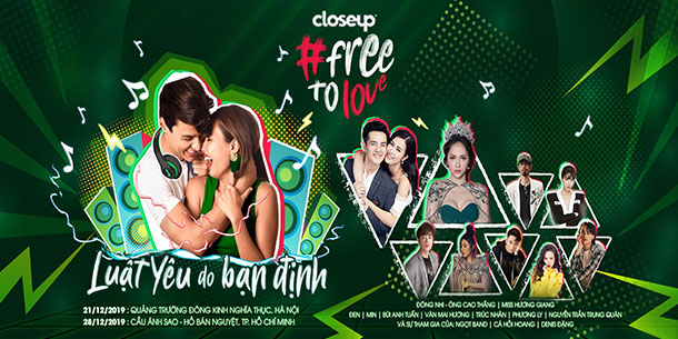 Close up free to love - Luật yêu do bạn định