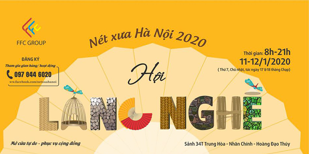 NÉT XƯA HÀ NỘI 2020 - Chủ đề "Hội Làng Nghề"