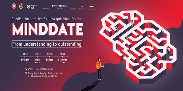 MindDate - Chuỗi Workshop Trang Bị Kỹ Năng Bằng Tiếng Anh 2020