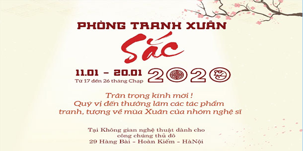 Phòng tranh xuân 2020 “Sắc”