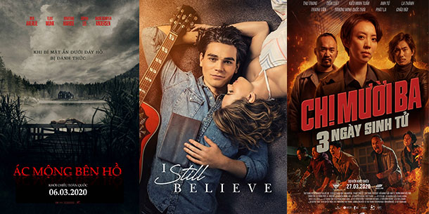 Phim chiếu rạp tháng 3 : Phim kinh dị đổ bộ, Nắng và chị mười ba chào sân