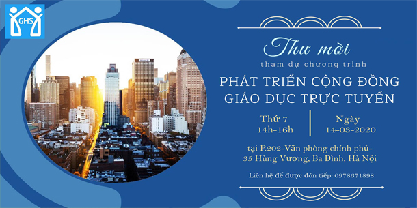 Sự kiện Ra mắt cộng đồng phát triển giáo dục trực tuyến