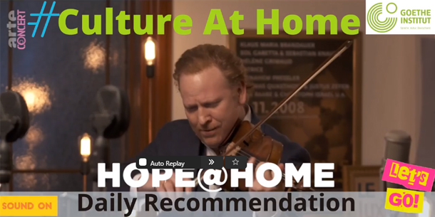 Hòa nhạc trực tiếp hàng ngày tại nhà nghệ sĩ Daniel Hope