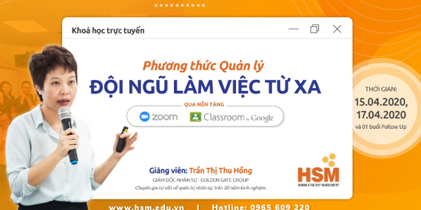 KH Virtual Learning: Phương thức quản lý ĐỘI NGŨ LÀM VIỆC TỪ XA