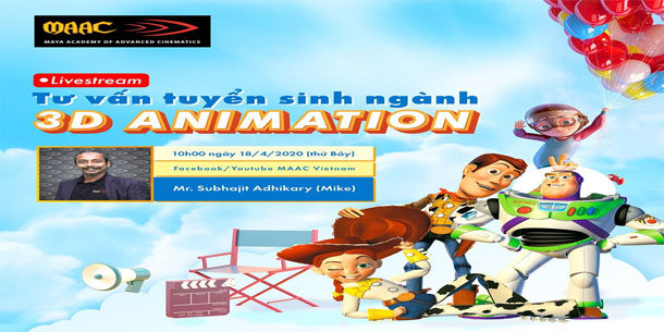 [ HƯỚNG NGHIỆP ONLINE] MAAC STREAMING 4: TƯ VẤN TUYỂN SINH NGÀNH 3D ANIMATION
