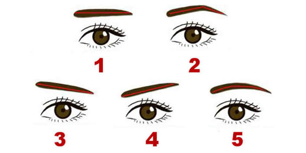 Trắc nghiệm vui : Đoán tình yêu và vận mệnh qua dáng lông mày