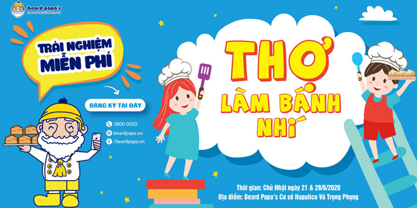 Trải Nghiệm Miễn Phí: Thợ Làm Bánh Nhí