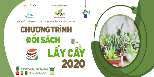 [Pleiku] Chương Trình "Đổi Sách Lấy Cây" 2020