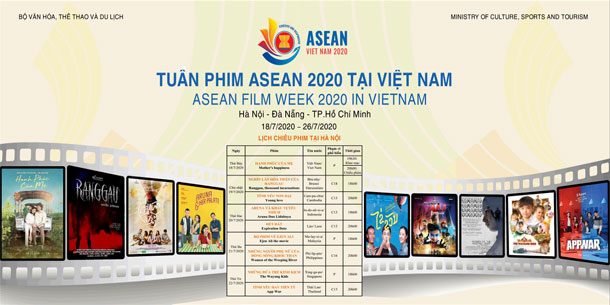 9 bộ phim được trình chiếu trong Tuần phim ASEAN 2020