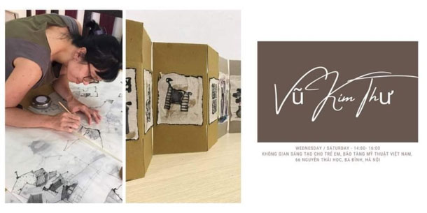 Workshop “Tranh Bình Phong – Folding Screen”