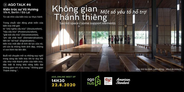 Online Talk: ” Không gian Thánh thiêng, một số yếu tố hỗ trợ “