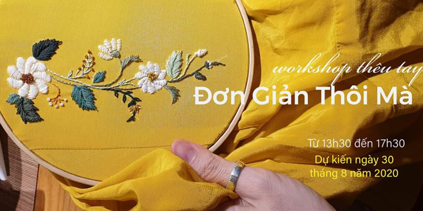 Workshop Thêu Tay Hiện Đại: Đơn Giản Thôi Mà