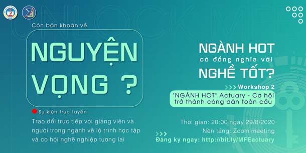 Sự kiện online: NGÀNH HOT có đồng nghĩa với NGHỀ TỐT? - Workshop 2