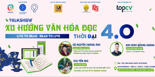 Talkshow "Xu hướng văn hoá Đọc trong thời đại 4.0"