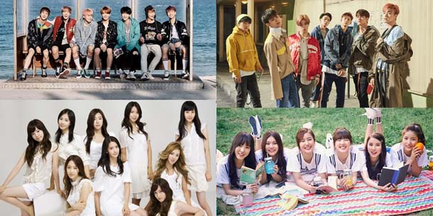 Những bản hit Kpop không phải fan cũng hát theo được do Netizen Hàn Quốc bình chọn