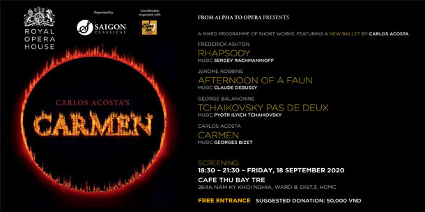 Special Screening - Ballet Mixed Bill: CARMEN