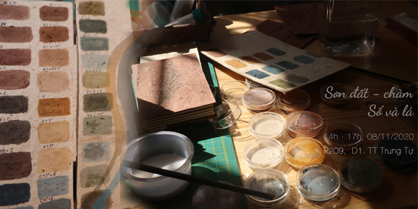 Workshop: "Sơn đất - chàm, sổ và lá" II