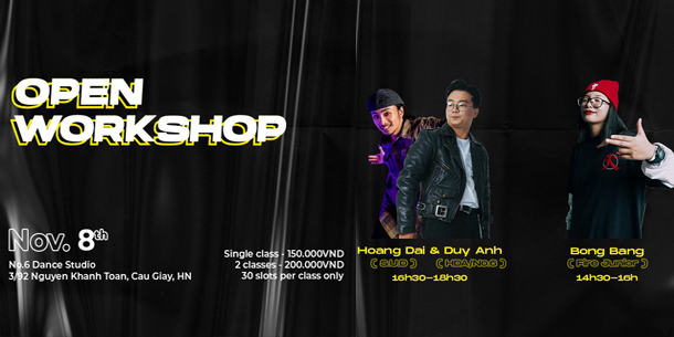 NO.6 DANCE STUDIO - OPENING WORKSHOP