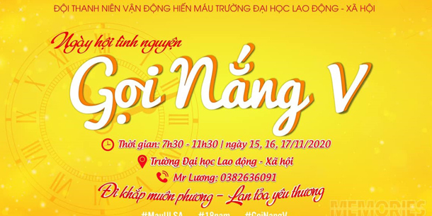 Ngày hội tình nguyện "Gọi Nắng 2020"