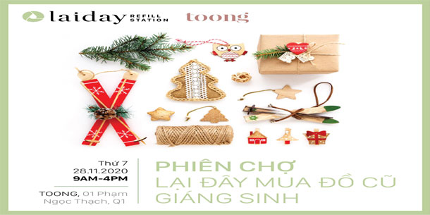 Phiên chợ Lại đây mua đồ cũ giáng sinh 2020