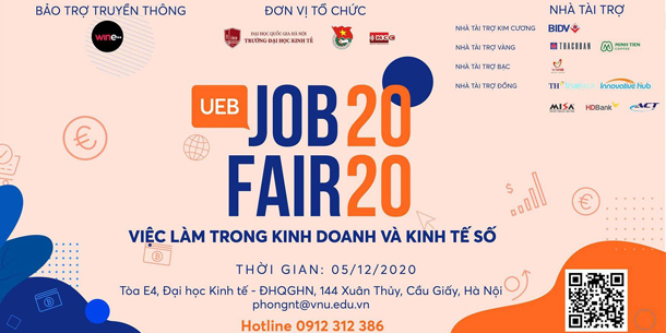 Ngày hội việc làm: UEB JOB FAIR 2020