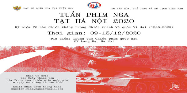 Tuần phim Nga tại Hà Nội năm 2020