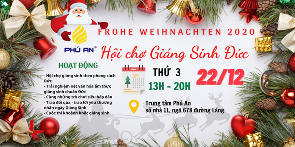 Hội chợ Giáng sinh Đức 2020