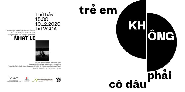 Triển lãm ảnh: TRẺ EM KHÔNG PHẢI CÔ DÂU